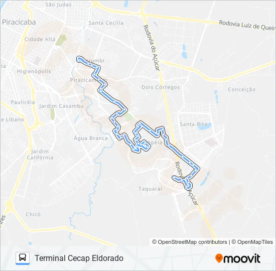 0214 PARQUE CHAPADÃO - TPI / TCE  Line Map