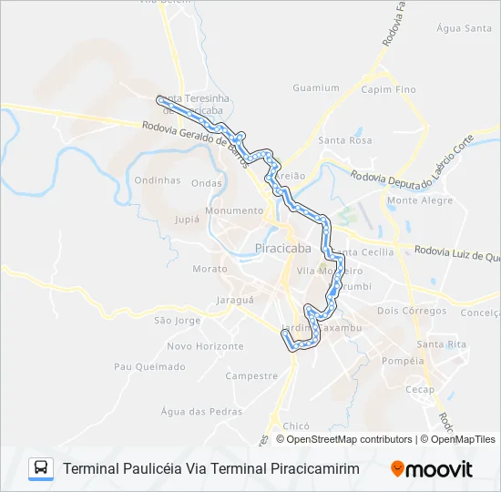 1100 PERIMETRAL - TPA / TPI / TVS  Line Map