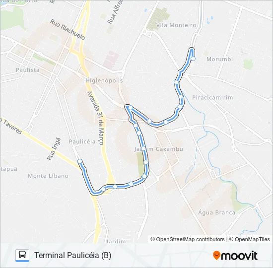 1100 PERIMETRAL - TPA / TPI / TVS  Line Map