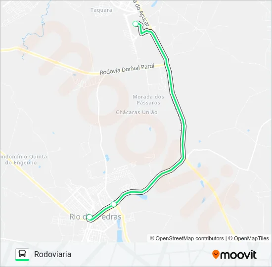 0004 UNIMEP Bus Line Map