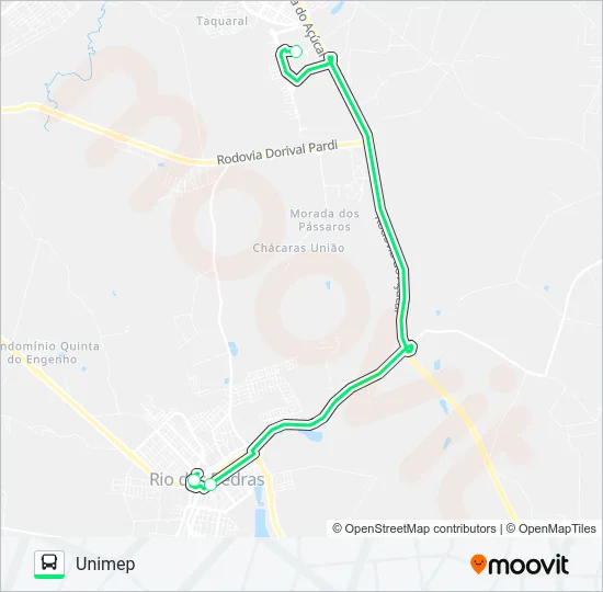 0004 UNIMEP Bus Line Map