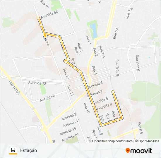 11 VILA OLINDA Bus Line Map