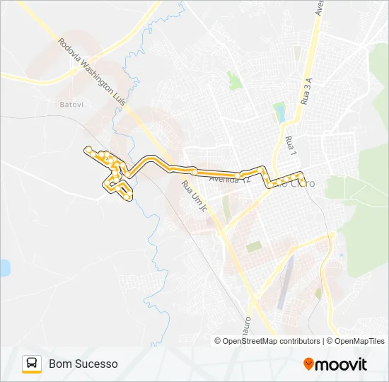 14 BOM SUCESSO Bus Line Map