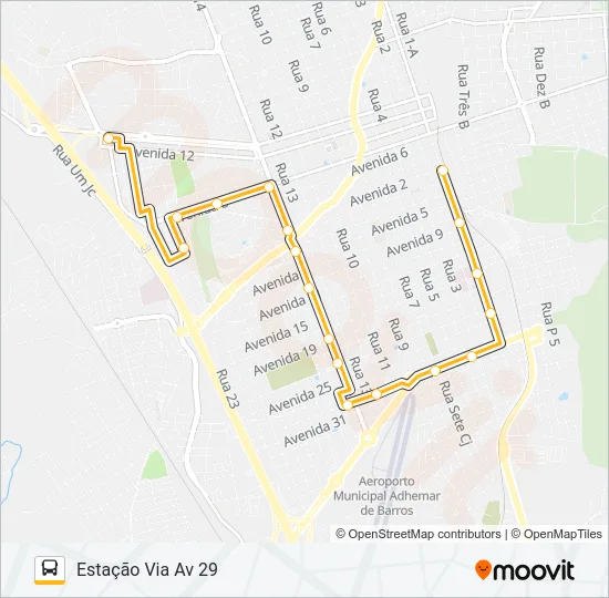 14 BOM SUCESSO Bus Line Map