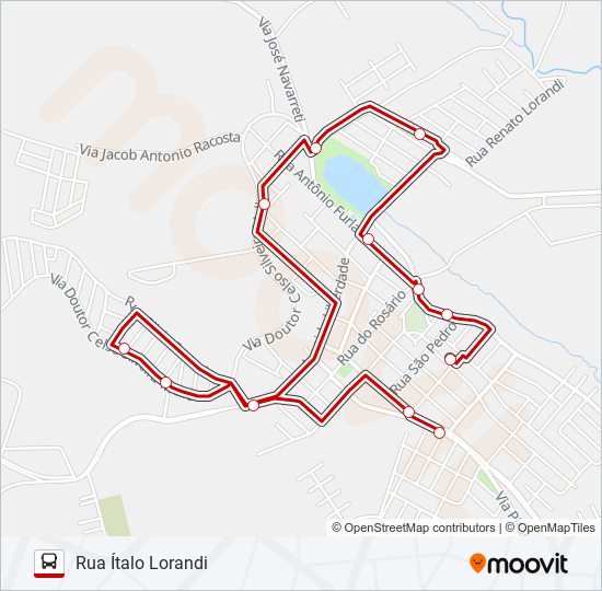 TUC TRECHO URBANO CHARQUEADA bus Line Map