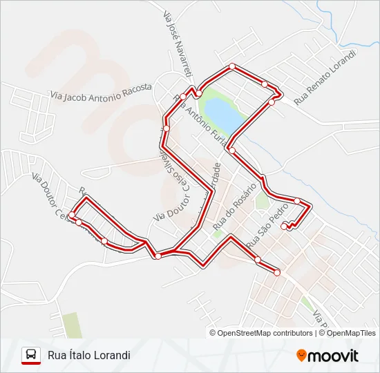 TUC TRECHO URBANO CHARQUEADA Bus Line Map