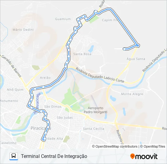 0507 PQ. AUTOMOTIVO (VIA HYUNDAI)  Line Map