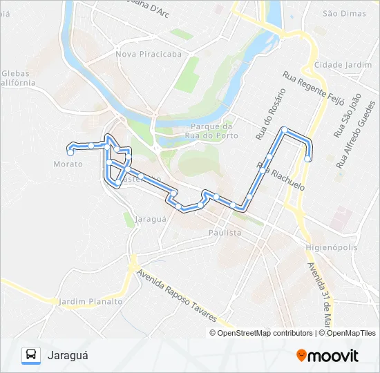 0315 JARAGUÁ  Line Map