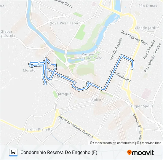 0315 JARAGUÁ  Line Map