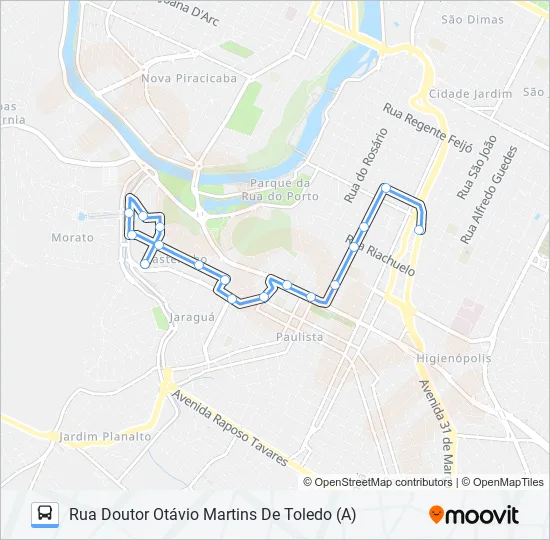 0315 JARAGUÁ  Line Map