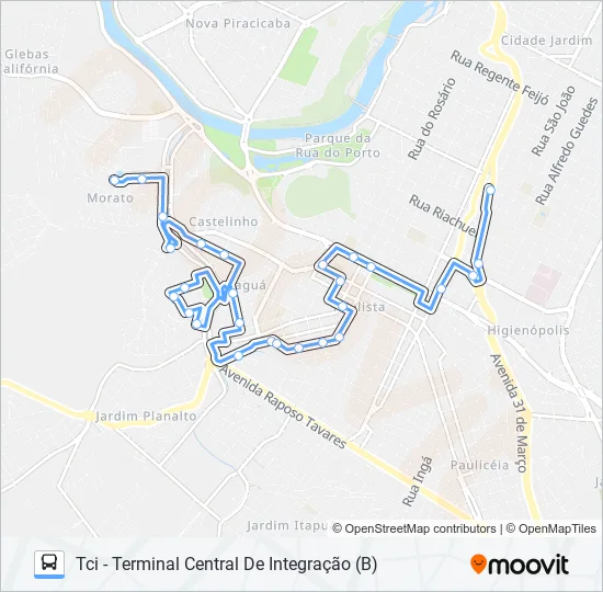 0315 JARAGUÁ  Line Map