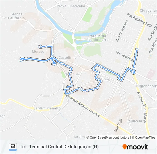 0315 JARAGUÁ  Line Map