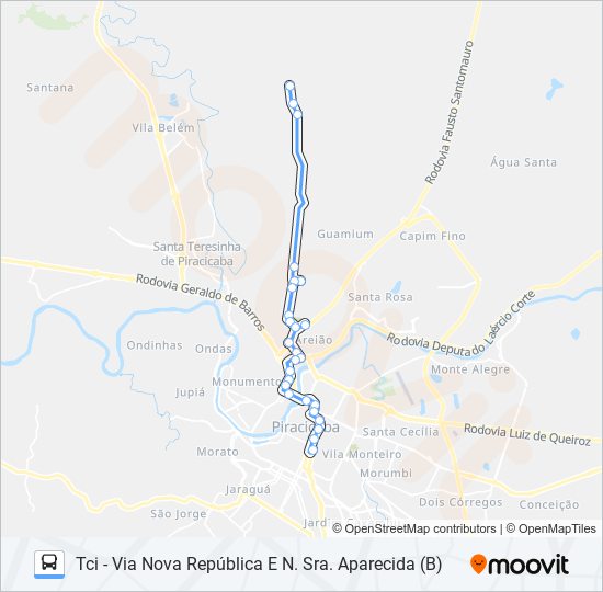 0119 GODINHOS bus Line Map