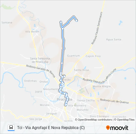 0119 GODINHOS  Line Map