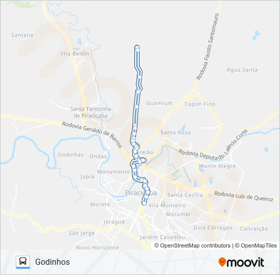 0119 GODINHOS  Line Map