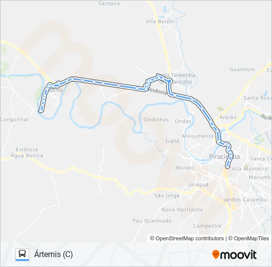0401 ÁRTEMIS / TCI  Line Map
