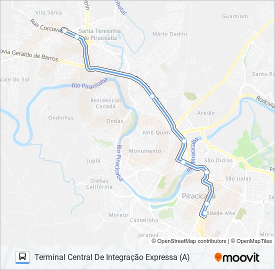 0444 SÔNIA / CENTRO  Line Map