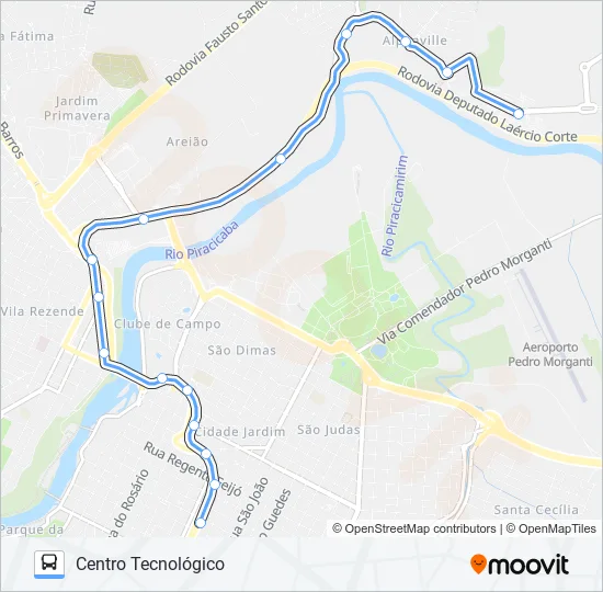 0506 CENTRO TECNOLÓGICO VIA RAÍZEN  Line Map