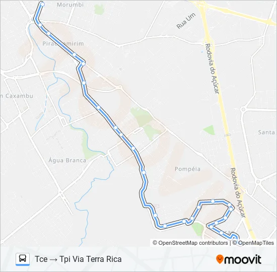 240 CECAP / TPI / CENTRO  Line Map