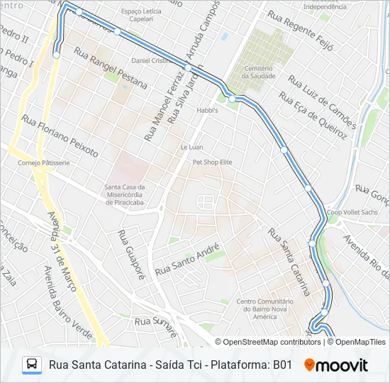 0228 ANHANGUERA DIRETO / TCI  Line Map
