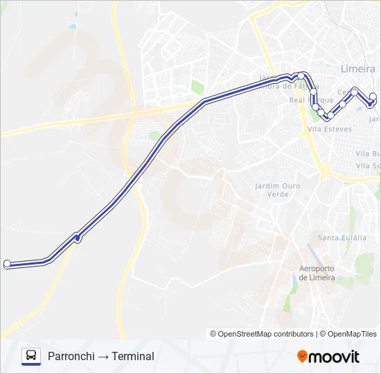 09 TATU (PARRONCHI) X TERMINAL Bus Line Map