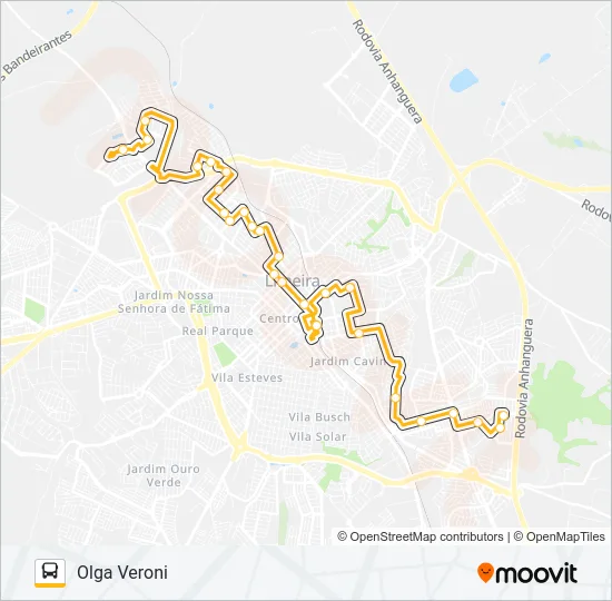 04 OLGA VERONI X JARDIM VANESSA Bus Line Map