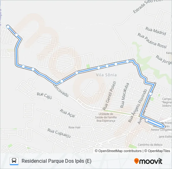 0404 BOA ESPERANÇA  Line Map