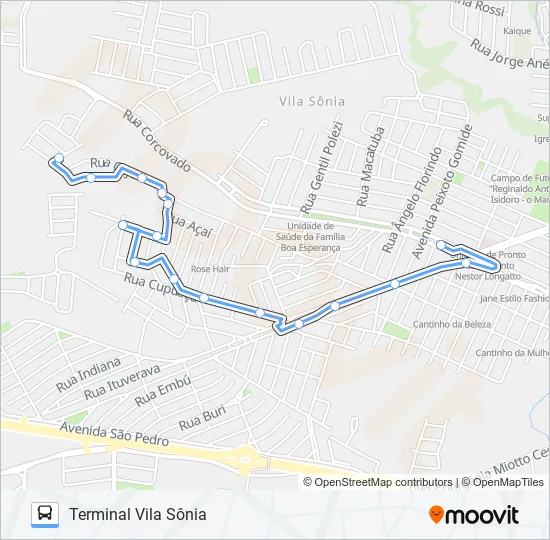 0404 BOA ESPERANÇA  Line Map