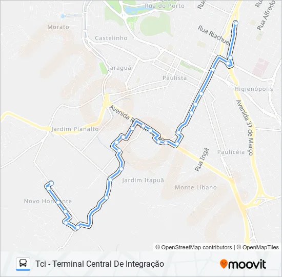 0322 NOVO HORIZONTE  Line Map