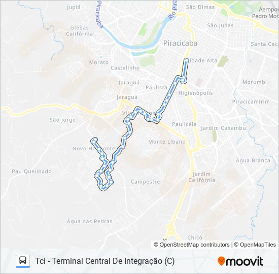 0322 NOVO HORIZONTE  Line Map