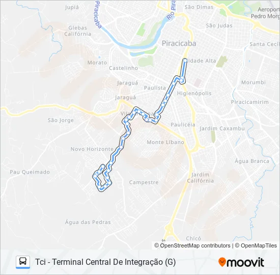 0322 NOVO HORIZONTE  Line Map