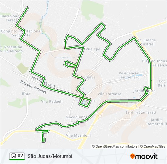 Mapa de 02 de autobús