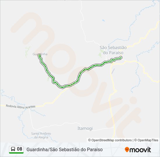 08 Bus Line Map