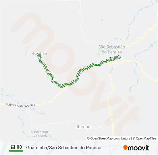 08 Bus Line Map