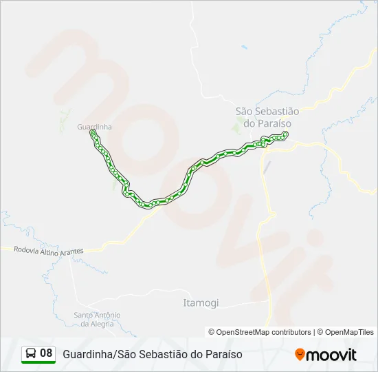 08 Bus Line Map
