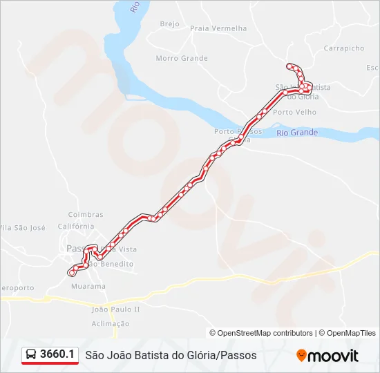 3660.1 Bus Line Map