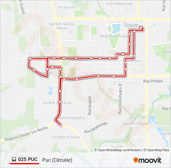 025 PUC Bus Line Map
