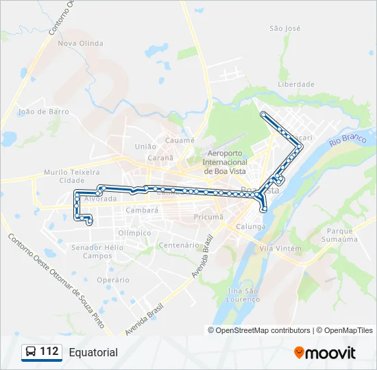 112 Bus Line Map