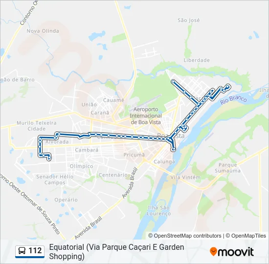 112 Bus Line Map