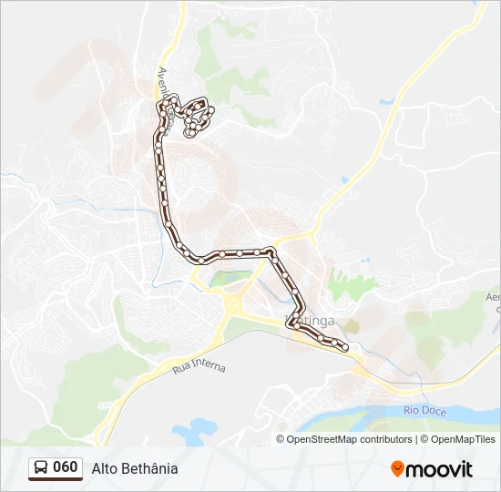 060 Bus Line Map