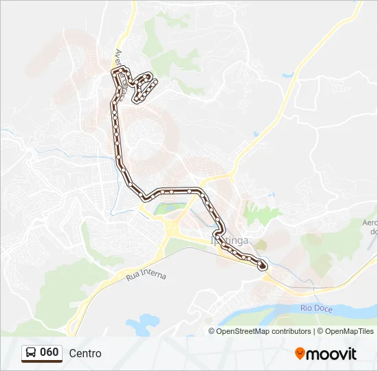 060 Bus Line Map