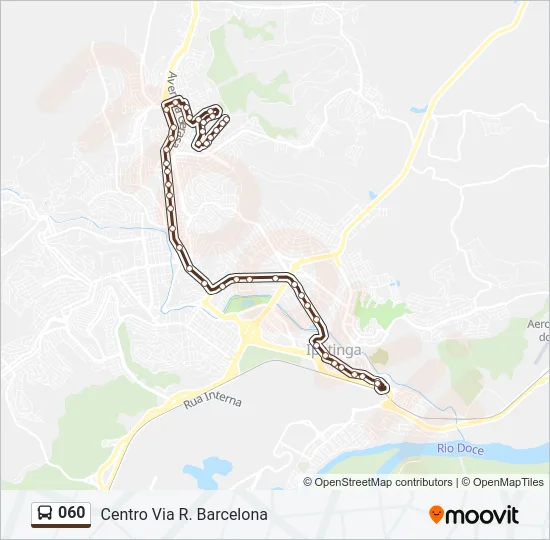 060 Bus Line Map