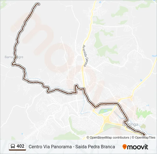 402 Bus Line Map