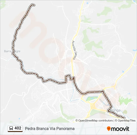402 Bus Line Map