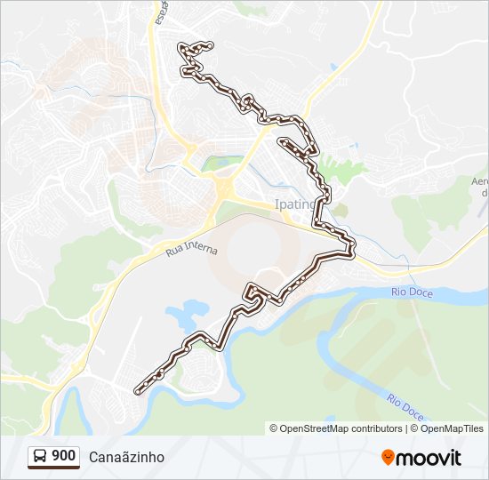 900 bus Line Map