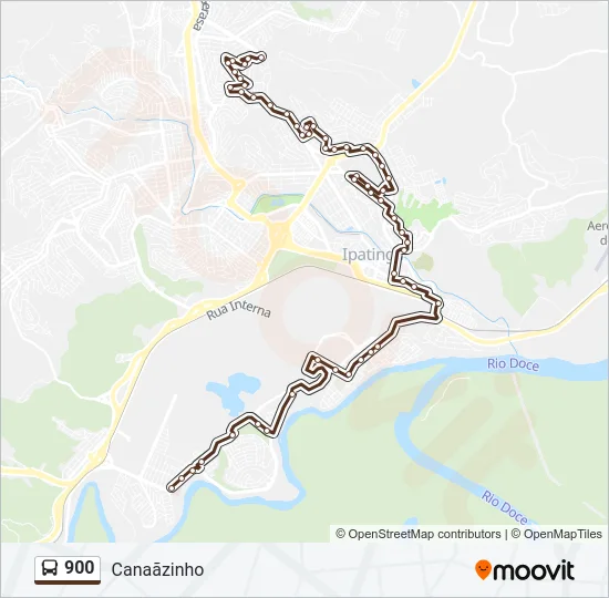 900 Bus Line Map