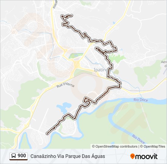 900 Bus Line Map