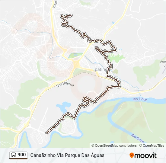 900 Bus Line Map