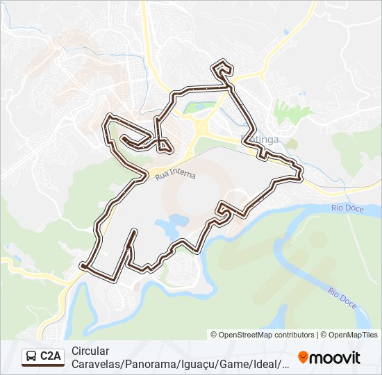 C2A bus Line Map