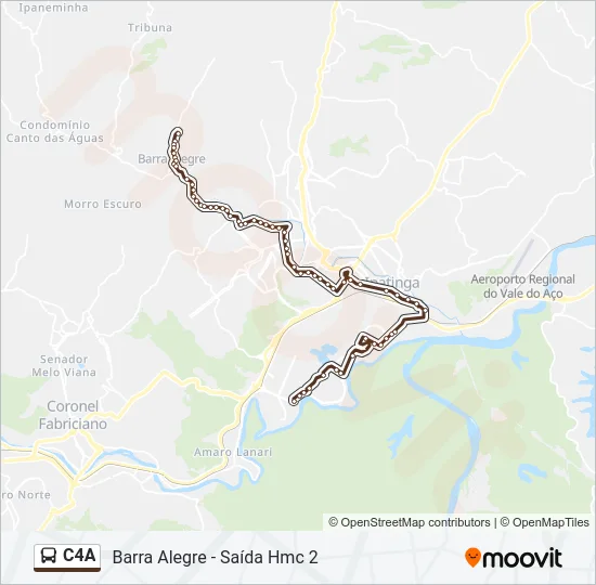 Mapa de C4A de autobús
